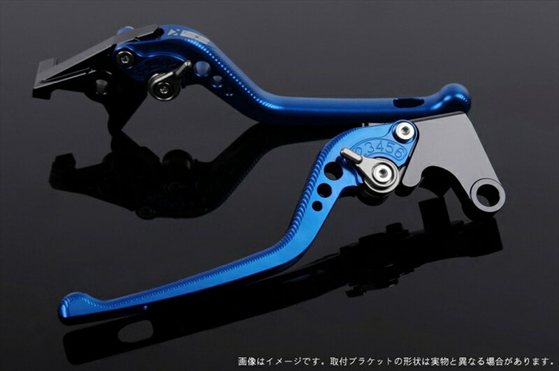 ハンドル エスエスケイ スピードラ アジャストレバー 3D ロング ブルー/チタン MT-01 04-09 VMAX1700 09-13 YA0404808-TM 4589995469208 取寄品