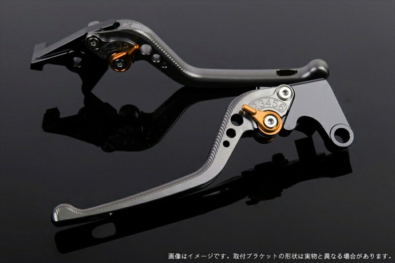 ハンドル エスエスケイ スピードラ アジャストレバー 3D ロング チタン/ゴールド MT-01 04-09 VMAX1700 09-13 YA0404810-GD 4589995475193 取寄品