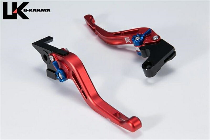 バイクパーツ ハンドルユーカナヤ レバーセット GPタイプ/ショート RD/BKKA081-011-0615 4550255991036(ツヤケシ) エリミネーター400/SE 23-