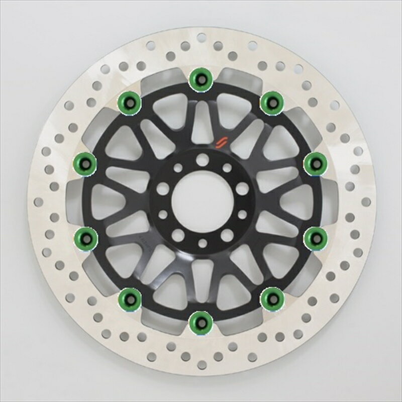 サンスター ブレーキ サンスター プレミアムR ホール GSX1100S刀(φ320) ピン:グリーン LM105W-GR 4589719029749 取寄品