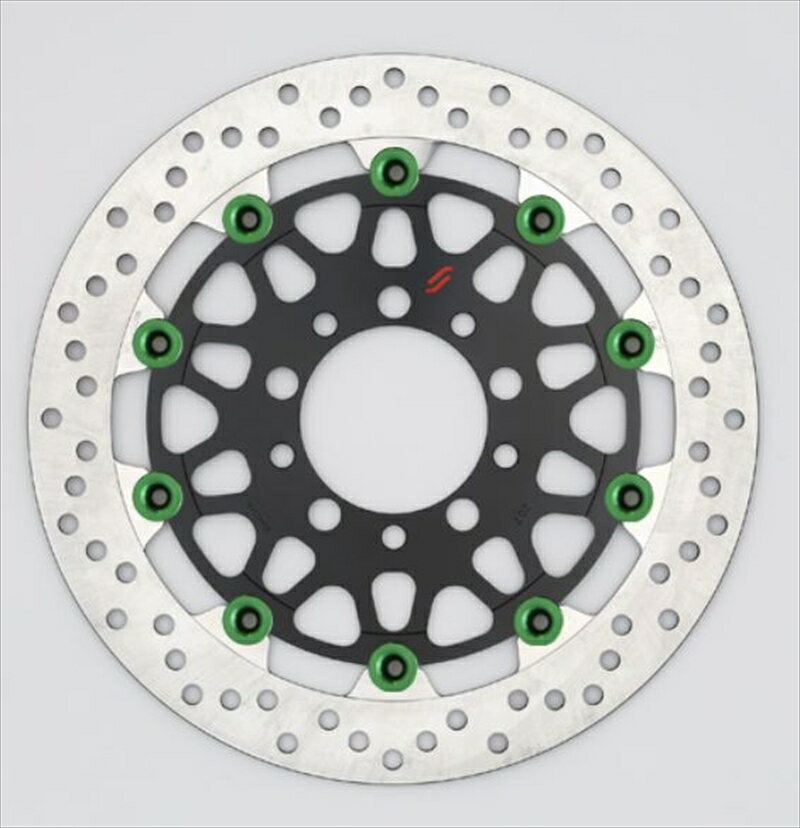 サンスター ブレーキ サンスター プレミアムR 5.0mm フルフローティング (φ300)ピン:グリーン LM301F-GR 4589719035610 取寄品