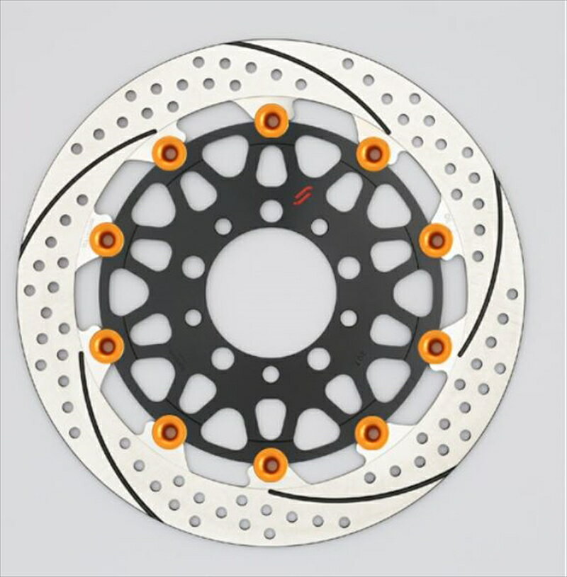 サンスター ブレーキ サンスター プレミアムR ホール＆スリット R φ310 CB1300SF(14-) ピン:オレンジ EM238FR-OR 4589719057162 取寄品