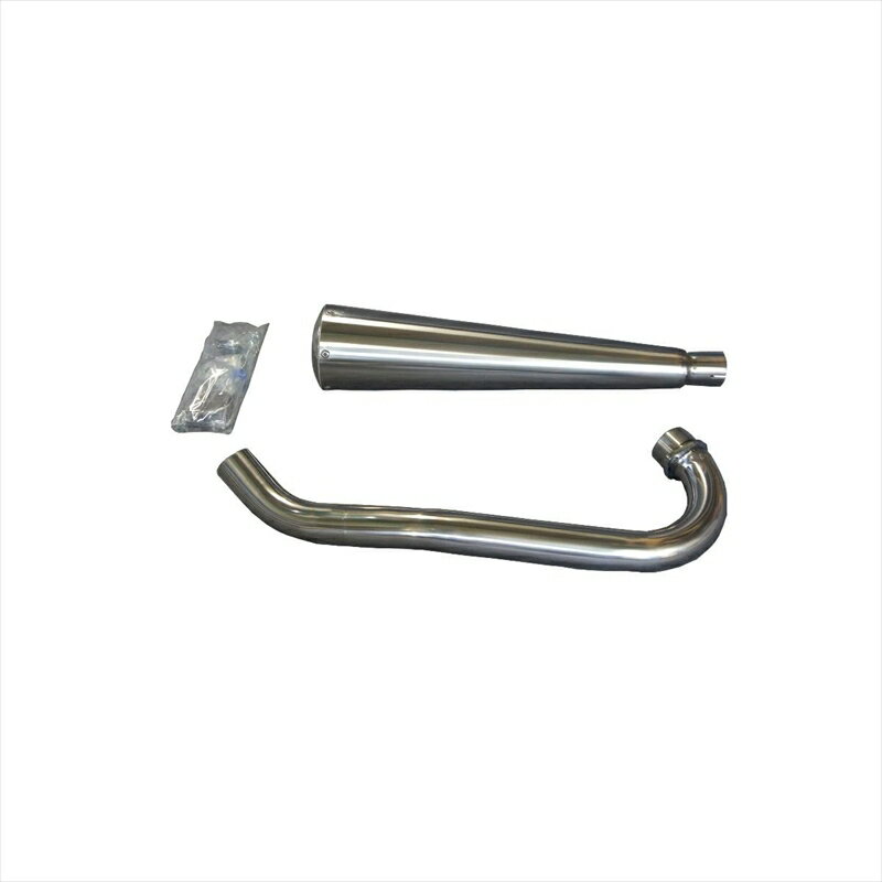 バイクパーツ マフラーオーヴァーレーシング チタンメガホン MANXタイプ 焼無13-40-081 4539770106644SR400