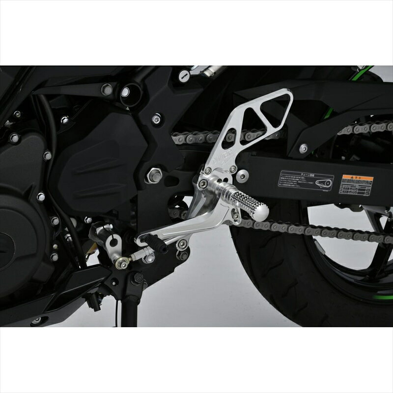 バイクパーツ ステップオーヴァーレーシング バックステップ 4P SIL51-722-01 4539770117183Ninja400 18-22