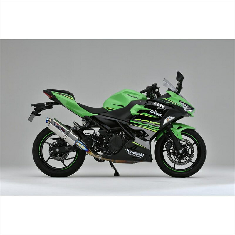 バイクパーツ マフラーオーヴァーレーシング TT-Formula フルチタン S/O17-722-03 4539770117312Ninja400 18-22/23