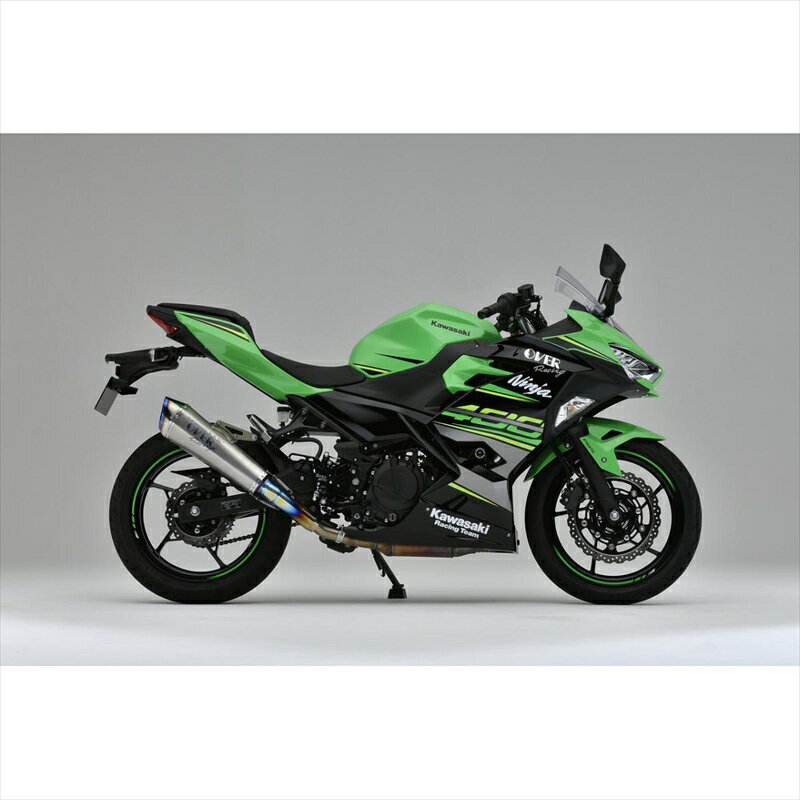 バイクパーツ マフラーオーヴァーレーシング TT-Formula RS+PRO チタン S/O17-722-05 4539770117336Ninja400 18-22/23