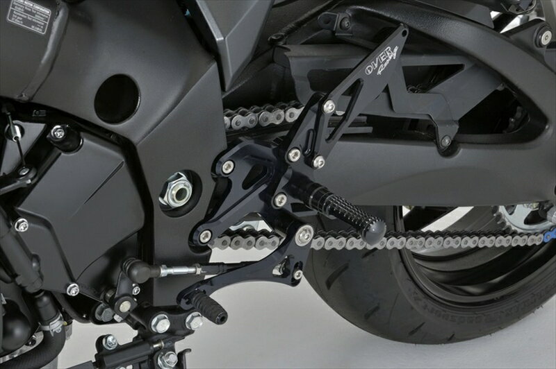 バイクパーツ ステップオーヴァーレーシング バックステップ 4ポジション ブラック51-56-01B 4539770117435GSX-S1000F