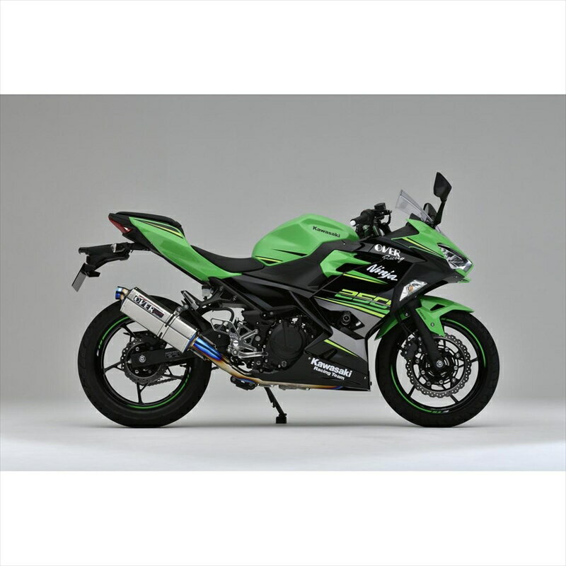 バイクパーツ マフラーオーヴァーレーシング TT-Formula フルチタン 2-125-693-01 4539770117541Ninja250 18-22