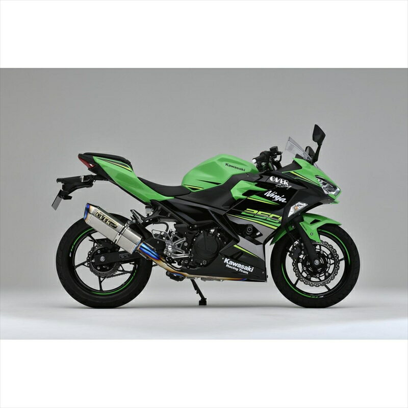 バイクパーツ マフラーオーヴァーレーシング TT-Formula RS フルチタン 2-125-693-11 4539770117558Ninja250 18-22