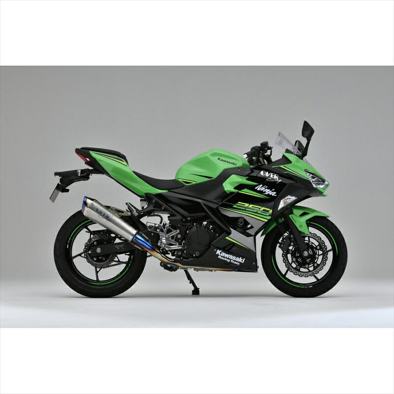 バイクパーツ マフラーオーヴァーレーシング TT-Formula RS+PRO チタン 2-125-693-12 4539770117565Ninja250 18