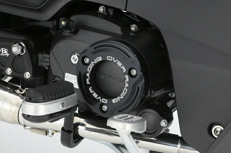 バイクパーツ オーヴァーレーシング クアッチアウターカバー BLK57-124-01B 4539770126260C125(21-23)