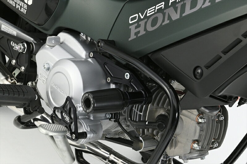 バイクパーツ 外装オーヴァーレーシング エンジンスライダー BLK59-125-01B 4539770126932CC110(22-)