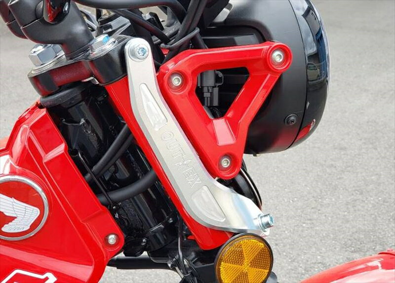 バイクパーツ ハンドルアウテックス ステアリングステムスタビライザーSS22-LGUN 4550646066763ライトガンメタ CT125ハンターカブJA55/65