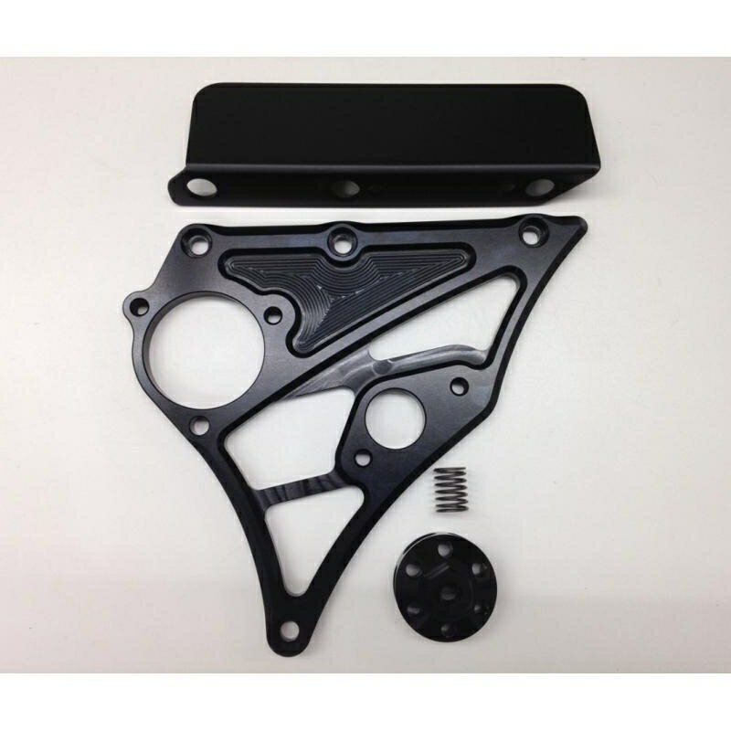 バイクパーツ 駆動系ケイファクトリー FスプロケットカバーM.BLK 103FZAQ017Q 4582215510797