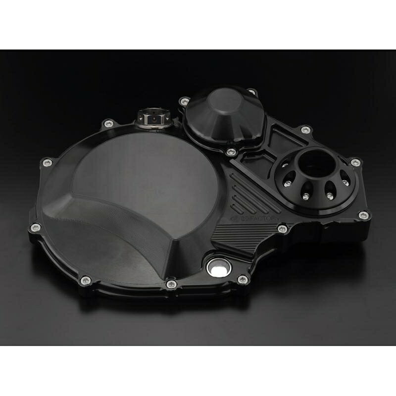バイクパーツ 駆動系ケイファクトリー クラッチカバー スーパーBLK TYPE-2000IZDP009R 4582215604120