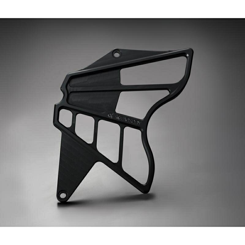 バイクパーツ ケイファクトリー フロントスプロケットカバー スーパーBLK 344FZAQ025R 4582215605608