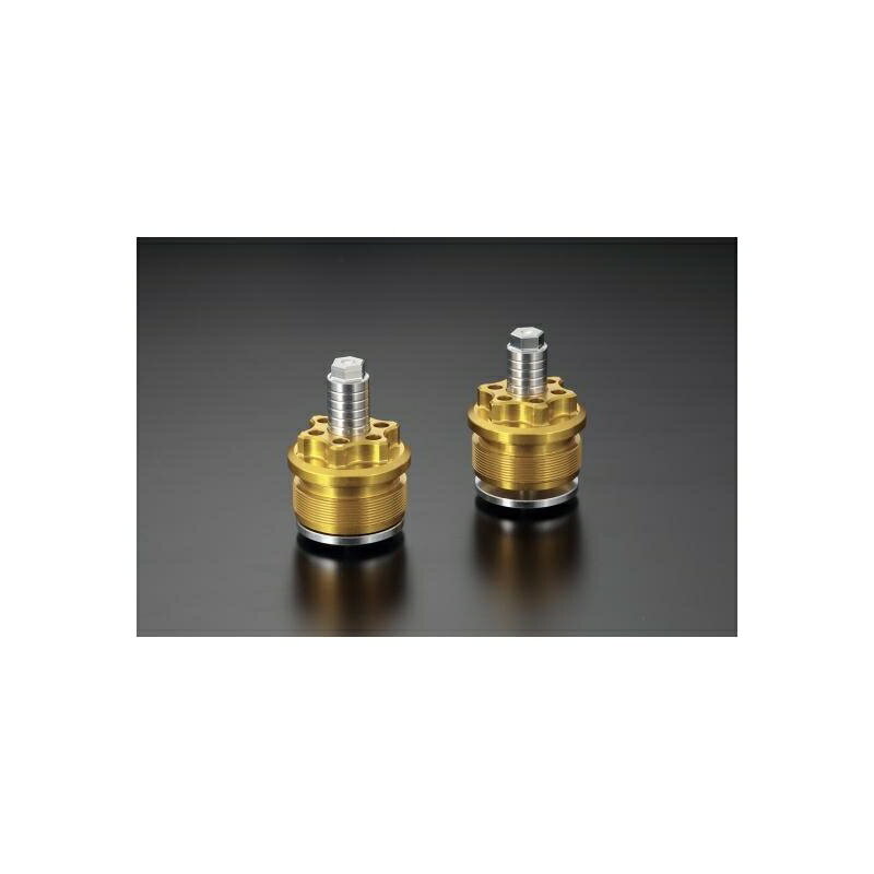 バイクパーツ ケイファクトリー Fフォークトップキャップ ステイゴールド114XZDR0224 4582215612170