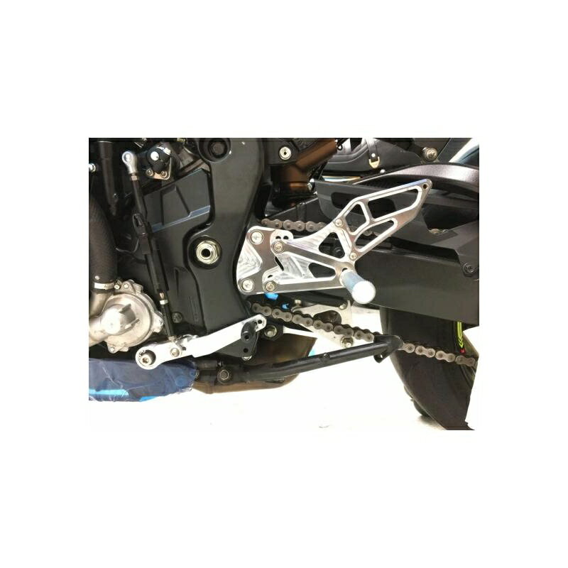 バイクパーツ ステップケイファクトリー ライディングステップ メタリックシルバー 257MZBR139N 4582215617298