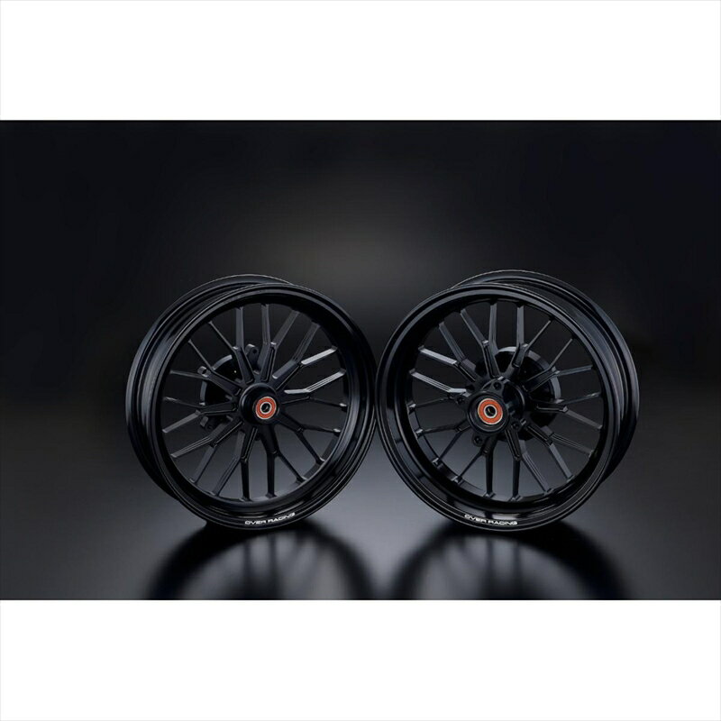 バイクパーツ オーヴァーレーシング GP-XX F2.70/R3.50-12 ホイールセット82-223-40B 4539770128653GROM 21- / DAX125 22-(ブラック)
