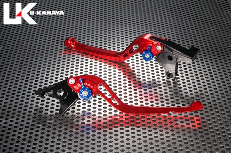 バイクパーツ ハンドルユーカナヤ レバーセット GPタイプ/ロング RD/SVYA014-008-0505 4550646086884YZF-R1 02-03/YZF-R6 99-04