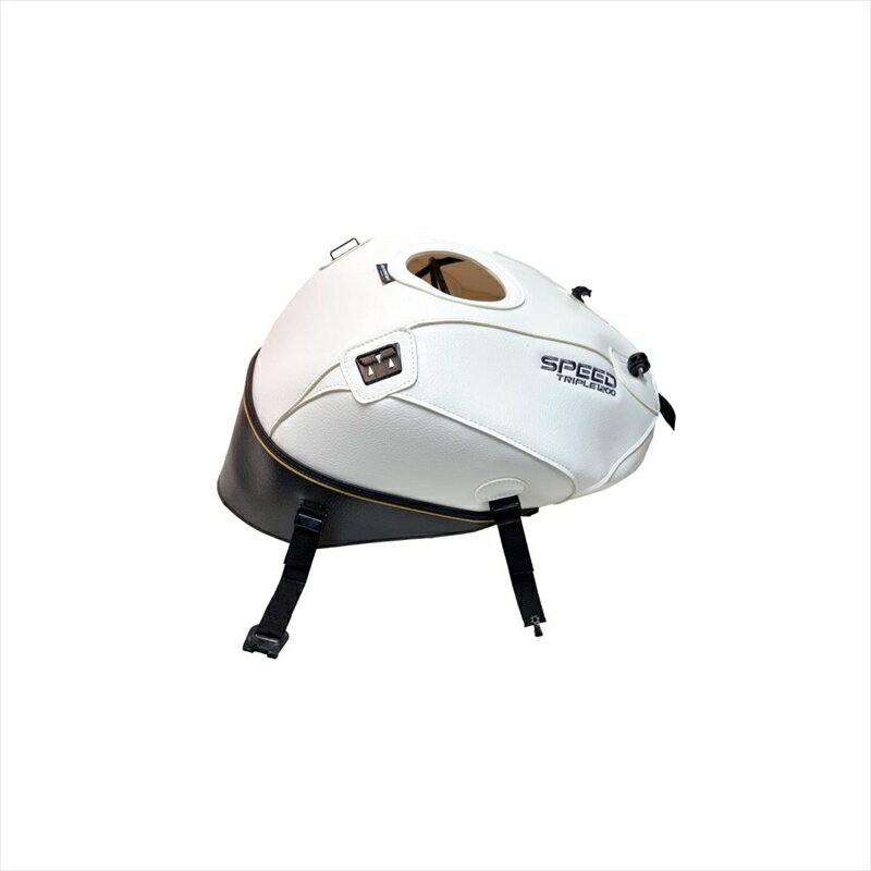 バイクパーツBAGSTER(バグスター) タンクカバー ホワイト/ブラック/イエローゴールドエッジ 1830A4550646099235Speed Triple 1200RS 21-24