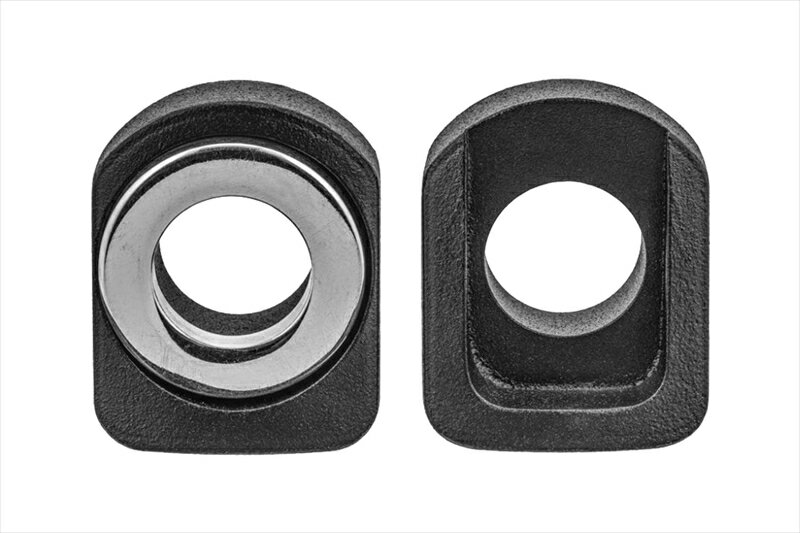 バイクパーツMOTONE CUSTOMS(モートーン) チェーンアジャスターブロック ブラックMMU0934550255833466