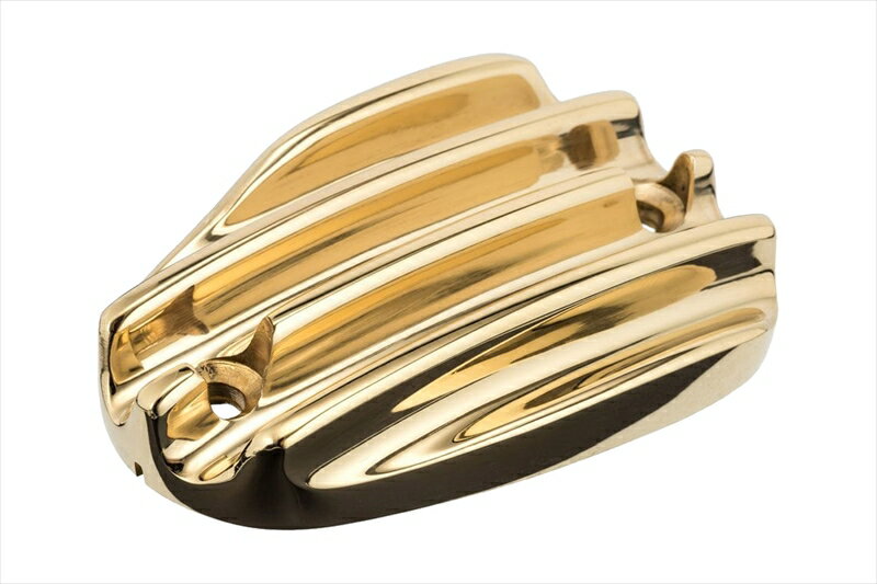 バイクパーツMOTONE CUSTOMS(モートーン) マスターシリンダーキャップ リブ ブラスMMU5114550255826352