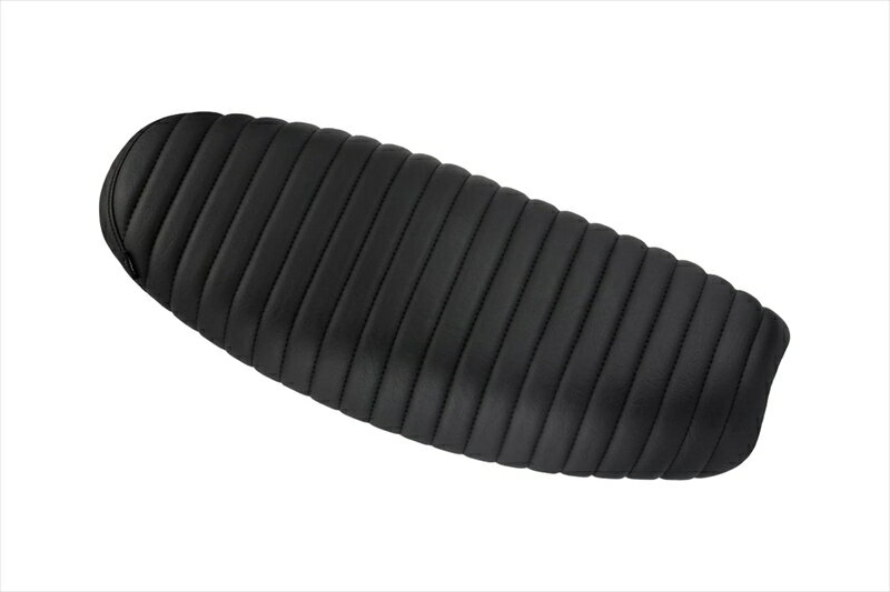 バイクパーツMOTONE CUSTOMS(モートーン) シート VIPER リブ ブラックMSM0254550255826550