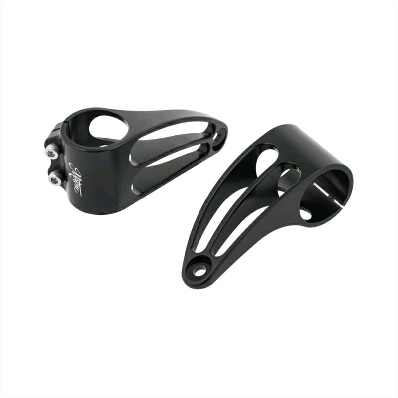 バイクパーツMOTONE CUSTOMS(モートーン) ヘッドライトステー GIGER φ41 MTE0474550255826611SpeedTwin900 16-24 Scrambler900 17-25 T100 02-15