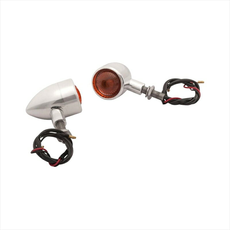 バイクパーツMOTONE CUSTOMS(モートーン) ウインカー アルミビレット ポリッシュ 2個 XNM002W4550255826970M10 汎用
