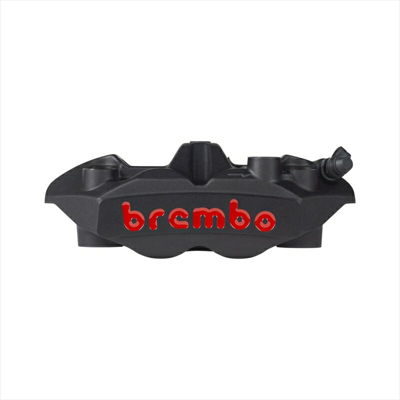 バイクパーツ ブレンボ M-4 ラジアル モノブロック 4P キャリパー ブラックアルマイト レッドロゴ 右120.A397.60 4550255470074φ34 取付ピッチ:108mm