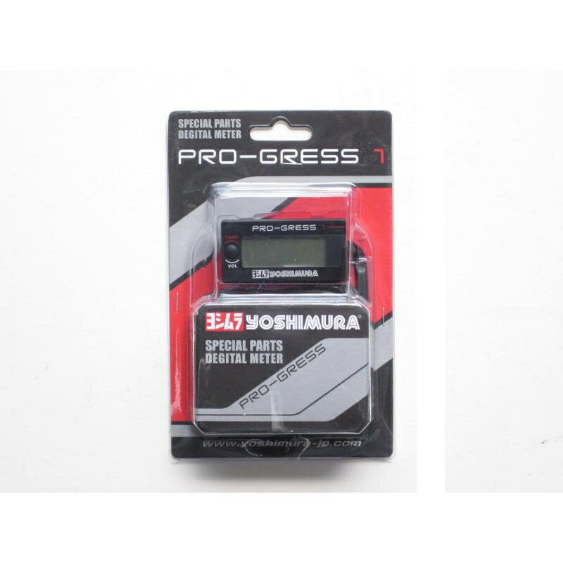 【5日前後で発送】バイクパーツ 電装系ヨシムラ PRO-GRESS1 テンプ・ボルトメーター419-P01-0100 4560297554632