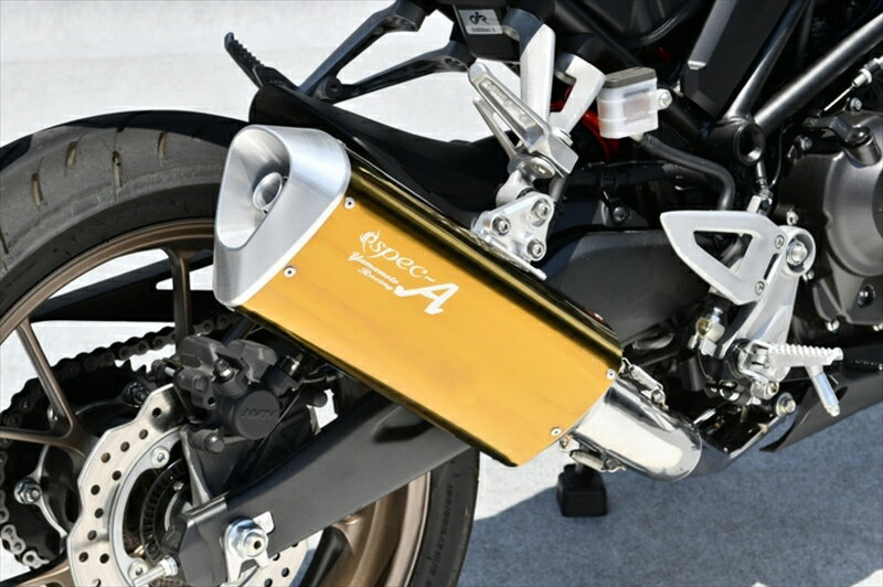 バイクパーツ マフラーヤマモトレーシング SPEC-A SUS TYPE-SA ゴールド CB250R 22- 8BK-MC5210271-71SAG 4521717009507