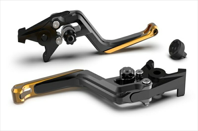 バイクパーツ ハンドルエルエスエル ERGレバー BK/BK/ゴルド RSV 1000Mille/R 00-02 Tuono/Factory 02-03 M900ie99-02200EL13SWSWGO 4550646111494