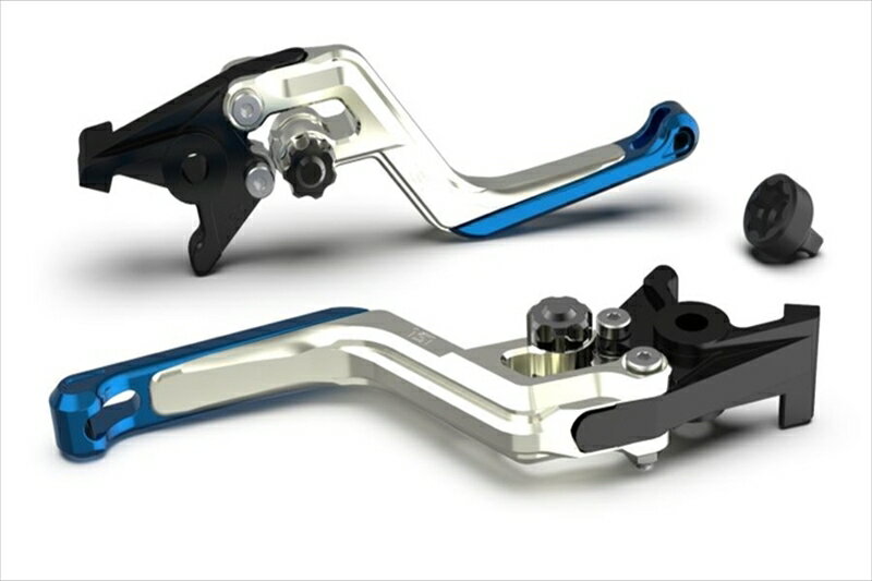 バイクパーツ ハンドルエルエスエル ERGレバー シルバ/BK/ブルー RSV 1000Mille/R 00-02 Tuono/Factory 02-03 M900ie99-02200ER13SISWBL 4550646112484