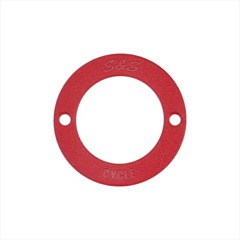 バイクパーツエスアンドエスサイクル S＆S エアスティンガーステルス アルミリング レッド 単体170-0502-R 4550255718060