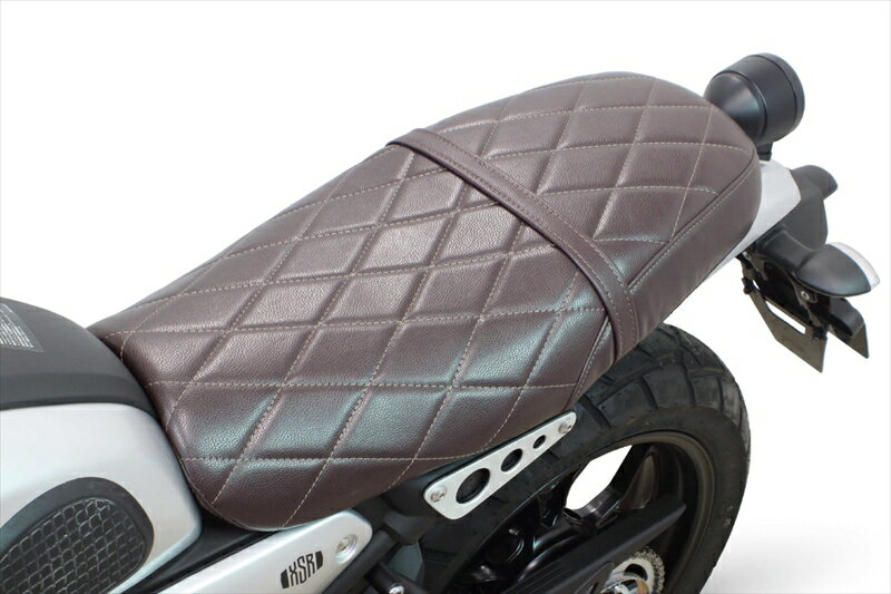 【5日前後で発送】バイクパーツ 外装SP TAKEGAWA(スペシャルパーツタケガワ) クッションシートカバー ダイヤモンドステッチ/ブラウン 09-11-03594514162842898