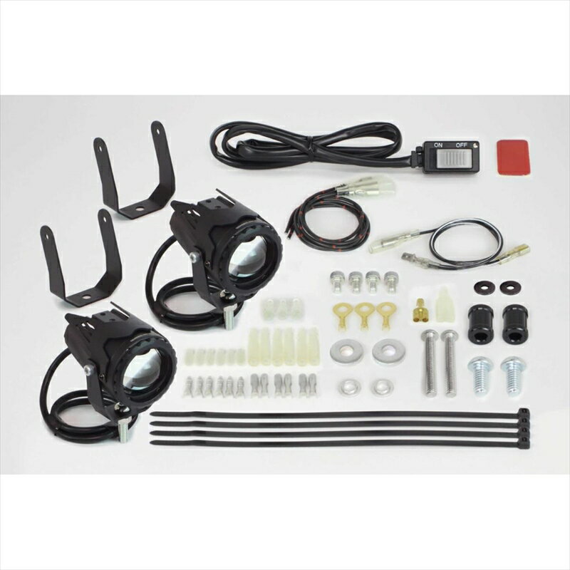 バイクパーツ 電装系スペシャルパーツタケガワ LEDフォグランプキット カットライン/10W 2個入 05-08-0623 4514162843697CB125R(JC79/JC91)