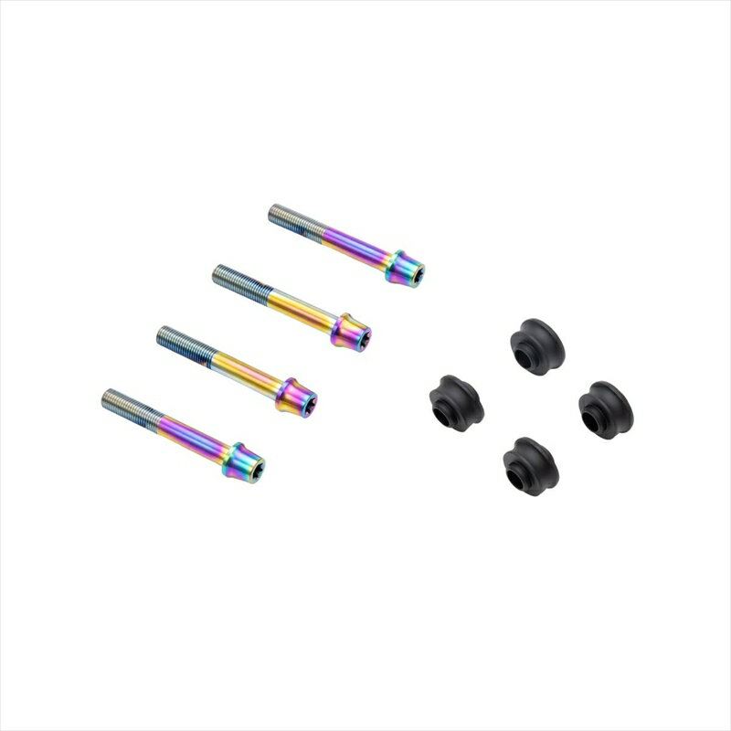 【5日前後で発送】バイクパーツ プロトブレンボ オフセットカラーマウントボルトセット 適合キャリパーA テーパーキャップ チタン色CBY-06ATT 4550255943868YZF-R7 22－24 φ298（ノーマル）