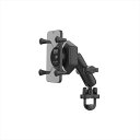 【5日前後で発送】バイクパーツRAM MOUNTS(ラムマウント) 防振Xグリップ S &U字クランプベースセット 標準アーム φ12.7-31.75mm対応 ...