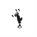 【5日前後で発送】バイクパーツRAM MOUNTS(ラムマウント) Xグリップ S &PLOT防振クランプセット 標準アーム 1インチボール RAM-PL845...