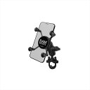 【5日前後で発送】バイクパーツRAM MOUNTS(ラムマウント) Xグリップ S &U字クランプベースセット ショートアーム φ12.7-31.75mm対応 ...