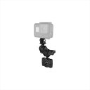 バイクパーツ 電子機器類ラムマウント GoProマウント&バーマウントベース M セット ショートアーム φ19.05-25.4mm対応 1インチボールRAM-...