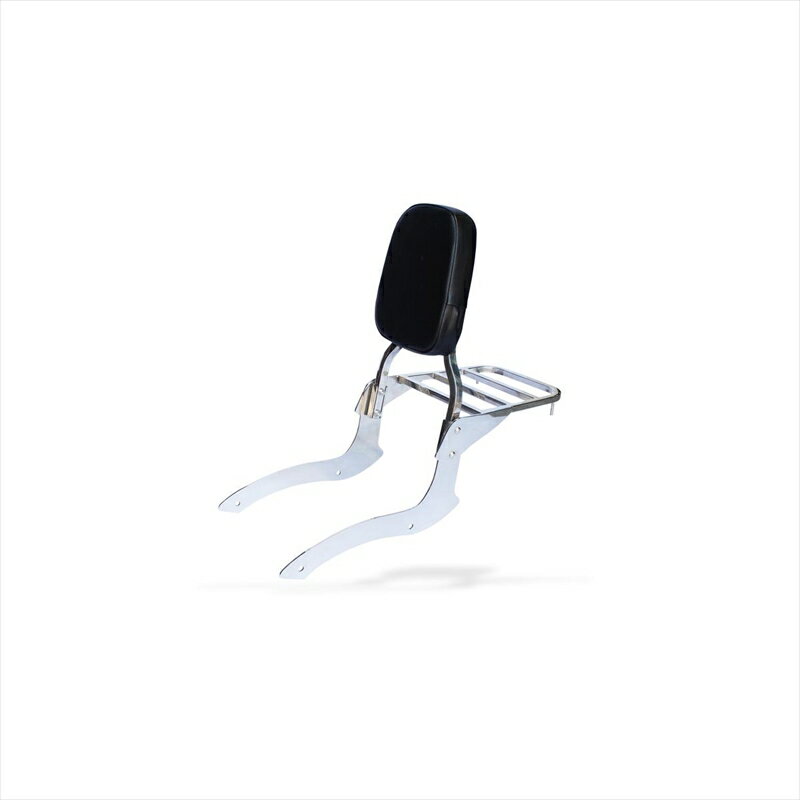 バイクパーツUCHI CUSTOM PARTS(ウチカスタムパーツ) ステンレス Rキャリア付バックレストセット SUSBRRB254550255756864レブル250/500 17-