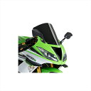 バイクパーツ 外装プーチ レーシングスクリーン R-Racer ブラック3629N 4550255360702ZX-6R/636 13-19