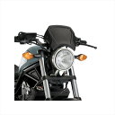 バイクパーツPUIG(プーチ) フロントパネル Aluminium ブラック 3701N4550255409623CMX 300/500 REBEL 17-20