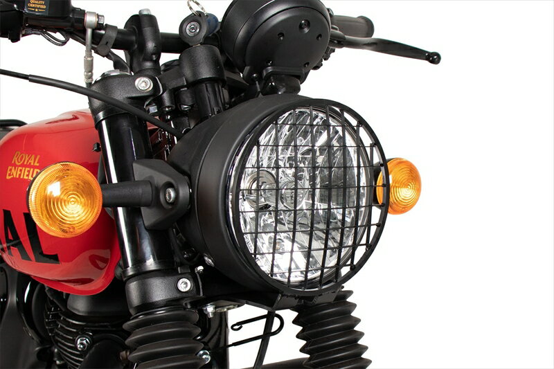 バイクパーツHEPCO&BECKER(ヘプコアンドベッカー) ヘッドライトグリル ブラック 7007635 00 014550255947088Hunter350 23-25