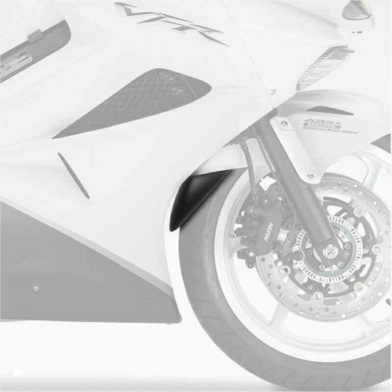 バイクパーツ 外装プーチ エクステンドフェンダー フロント ブラック5803N 4571415033670VFR800 02-13