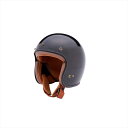 バイクパーツZEALOT(ジーロット) フライボーイジェット2 カーボンハイブリッド ジェットヘルメット FJ0018/M4589757889572スタンダード/ブラウン Mサイズ 57-58cm