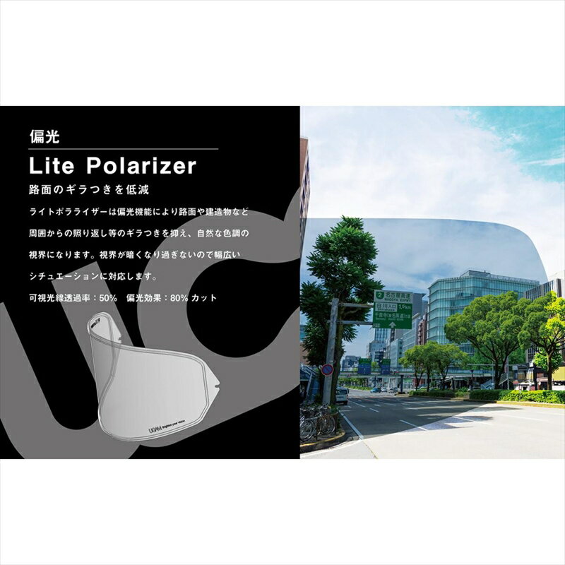 バイクパーツ ヘルメットミツバサンコーワ ULOOK SHOEI CWR-F2/R用UL-02H04 4956170053093偏光